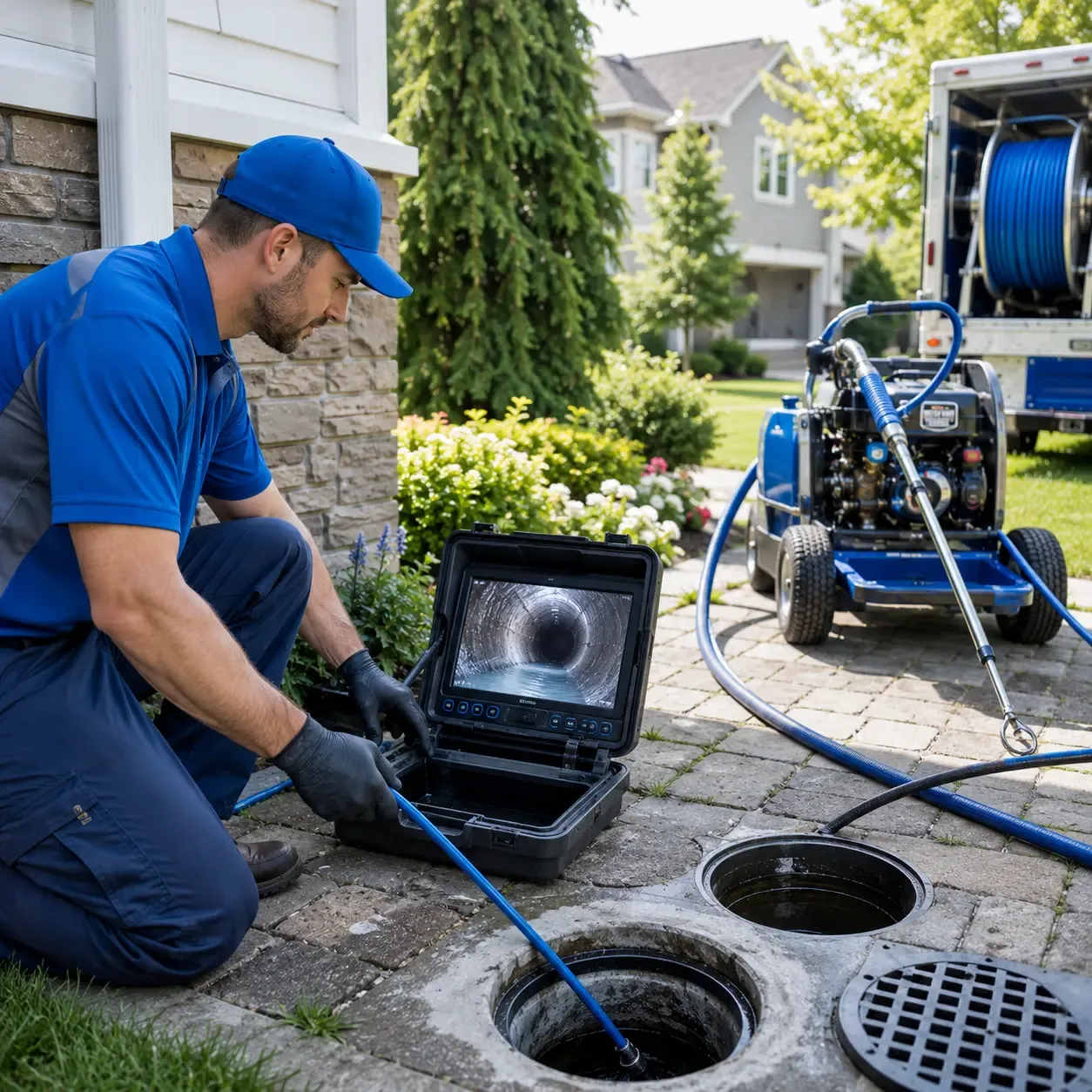 Outdoor drain cleaning professionals serving Wells Tannery, PA